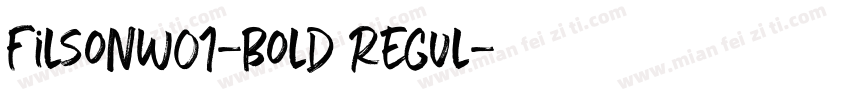 FilsonW01-Bold Regul字体转换